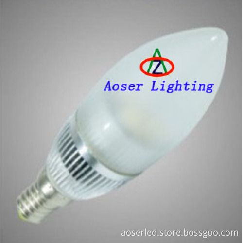 3w e14/e26/e27 led candle bulb
